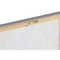 Obraz Home ESPRIT Biały Złoty Płótno Drewno MDF Liść roślin Romantyczny 30 x 2,5 x 60 cm (2 Sztuk)