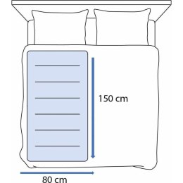 Koc elektryczny Esperanza EHB001 80 x 150 cm Niebieski Biały