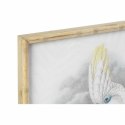 Obraz DKD Home Decor 50 x 2,8 x 70 cm Kolonialny Papuga (2 Sztuk)