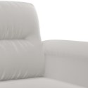 2-Seater Sofa Light Gray 47.2" Microfiber Fabric