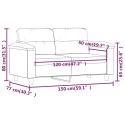 2-Seater Sofa Light Gray 47.2" Microfiber Fabric