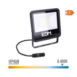 LED spotlight EDM 70403 Czarny F 50 W 4000 Lm (6400 K)