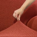 Pokrowiec na Sofę Sofaskins NIAGARA Ciemnopomarańczowy - Sofa 4 osobowa 230 - 270 cm