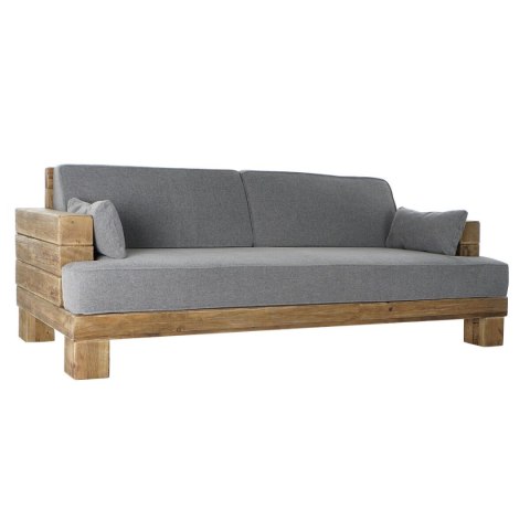 Sofa DKD Home Decor Szary Naturalny Alpino 224 x 95 x 82 cm