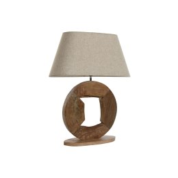 Lampa stołowa Home ESPRIT Beżowy Naturalny Drewno mango 50 W 220 V 60 x 20 x 75 cm