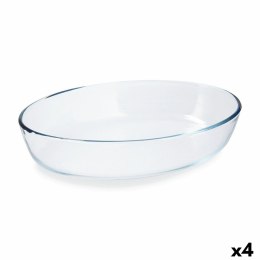 Naczynie do Piekarnika Pyrex Classic Vidrio Przezroczysty Szkło Owalna 30 x 21 x 7 cm (4 Sztuk)