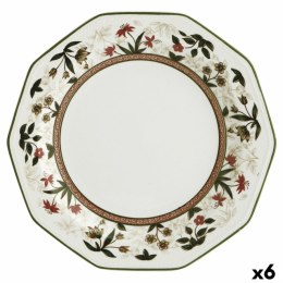 Płaski Talerz Queen´s By Churchill Assam Kwiecisty Ceramika Porcelánové nádoby Ø 27 cm (6 Sztuk)