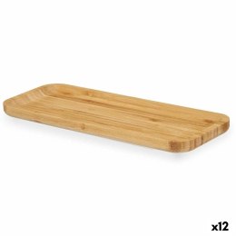 Tacka do przekąsek Brązowy Bambus 29,5 x 1,6 x 11,5 cm Przekąska (12 Sztuk)