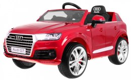 Auto Na Akumulator Audi Q7 Quattro S-Line Czerwony Pilot EVA Radio MP3