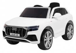 Auto Na Akumulator Audi Q8 Lift Biały Pilot EVA Wolny Start MP3 USB LED