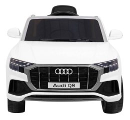 Auto Na Akumulator Audi Q8 Lift Biały Pilot EVA Wolny Start MP3 USB LED