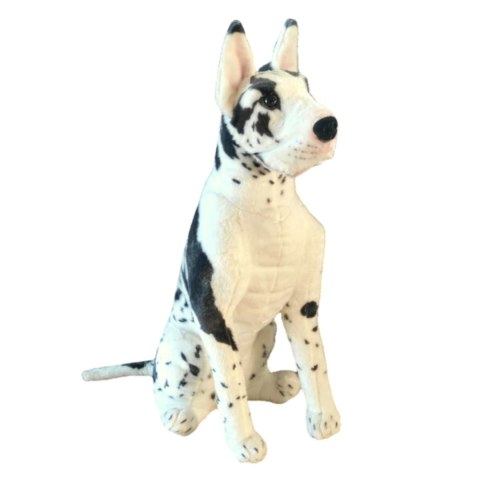 Maskotka Pies Dog Niemiecki Łaciaty Duży Pluszak 64cm Przytulanka Miś