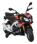 Motor Na Akumulator Aprilia Tuono V4 Czarny MP3 Kółka Wolny Start