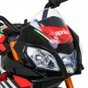 Motor Na Akumulator Aprilia Tuono V4 Czarny MP3 Kółka Wolny Start