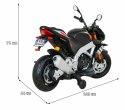 Motor Na Akumulator Aprilia Tuono V4 Czarny MP3 Kółka Wolny Start