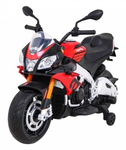 Motor Na Akumulator Aprilia Tuono V4 Czerwony MP3 Kółka Wolny Start