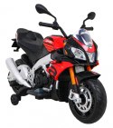 Motor Na Akumulator Aprilia Tuono V4 Czerwony MP3 Kółka Wolny Start