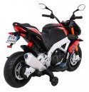 Motor Na Akumulator Aprilia Tuono V4 Czerwony MP3 Kółka Wolny Start