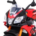 Motor Na Akumulator Aprilia Tuono V4 Czerwony MP3 Kółka Wolny Start