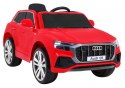 Auto Na Akumulator Audi Q8 Lift Czerwony Pilot EVA Wolny Start MP3 USB LED