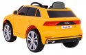 Auto Na Akumulator Audi Q8 Lift Żółty Pilot EVA Wolny Start MP3 USB LED