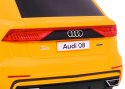 Auto Na Akumulator Audi Q8 Lift Żółty Pilot EVA Wolny Start MP3 USB LED