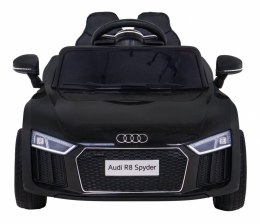 Auto Na Akumulator Audi R8 Czarny + Pilot + EVA + Wolny Start + MP3 LED