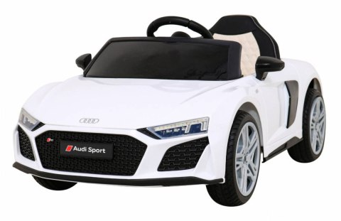 Auto Na Akumulator Audi R8 LIFT Biały + Pilot + Koła EVA + MP3 + LED