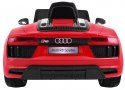 Auto Na Akumulator Audi R8 Spyder Wolny Start Czerwony Pilot Radio MP3 LED