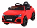 Auto Na Akumulator Audi RS Q8 Czerwone Pilot Wolny Start EVA LED MP3 USB