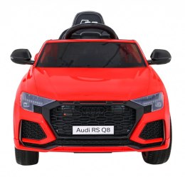 Auto Na Akumulator Audi RS Q8 Czerwone Pilot Wolny Start EVA LED MP3 USB