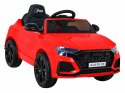 Auto Na Akumulator Audi RS Q8 Czerwone Pilot Wolny Start EVA LED MP3 USB