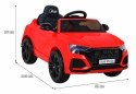 Auto Na Akumulator Audi RS Q8 Czerwone Pilot Wolny Start EVA LED MP3 USB