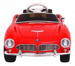 Auto Na Akumulator BMW 507 Retro Czerwony Audio LED Pilot Ekoskóra EVA MP3