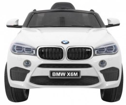 Auto Na Akumulator BMW X6M Biały Pilot EVA Wolny Start Panel audio MP3 LED