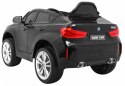 Auto Na Akumulator BMW X6M Czarny Pilot EVA Wolny Start Panel audio MP3 LED