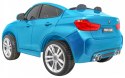 Auto Na Akumulator BMW X6M XXL Dla 2 Dzieci Niebieski Pilot Ekoskóra MP3