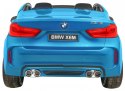 Auto Na Akumulator BMW X6M XXL Dla 2 Dzieci Niebieski Pilot Ekoskóra MP3