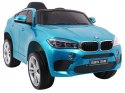 Auto Na Akumulator BMW X6M Niebieski Pilot Wolny Start EVA Panel audio LED