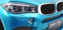 Auto Na Akumulator BMW X6M Niebieski Pilot Wolny Start EVA Panel audio LED