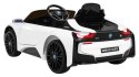 Auto Na Akumulator BMW I8 Lift Biały Pilot Wolny Start Pasy MP3 USB LED