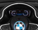 Auto Na Akumulator BMW I8 Lift Czarny Pilot Wolny Start Pasy MP3 USB LED