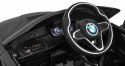 Auto Na Akumulator BMW I8 Lift Czarny Pilot Wolny Start Pasy MP3 USB LED