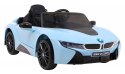 Auto Na Akumulator BMW I8 Lift Niebieski Pilot Wolny Start Pasy MP3 USB LED