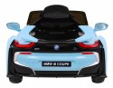 Auto Na Akumulator BMW I8 Lift Niebieski Pilot Wolny Start Pasy MP3 USB LED