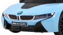 Auto Na Akumulator BMW I8 Lift Niebieski Pilot Wolny Start Pasy MP3 USB LED