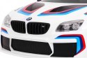 Auto Na Akumulator BMW M6 GT3 Biały Nawiew Powietrza Dźwięki MP3 LED Pilot