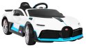 Auto Na Akumulator Bugatti Divo Biały Pilot EVA Wolny Start LED MP3