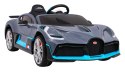 Auto Na Akumulator Bugatti Divo Szary Pilot EVA Wolny Start LED MP3