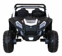 Auto Na Akumulator Buggy ATV Racing Biały Napęd 4x4 Pilot MP3 LED EVA